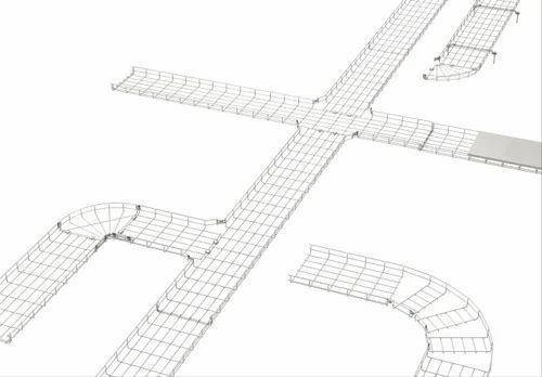 Wire Mesh Cable Tray With Standard Lengths Of 2500 mm