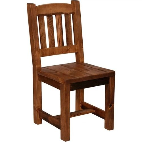 1.5x1x3 Foot Durable And Solid Oak Wood Polished Wooden Chair