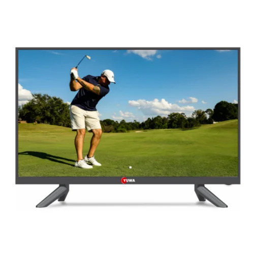 Black 32 Inches 220 Volt Rectangular Ac/Dc Compatible Abs And Gf Hd Led Tv