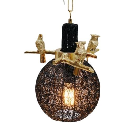 40 Watt 220 Voltage Beautiful Design Round Metal Hanging Fancy Light