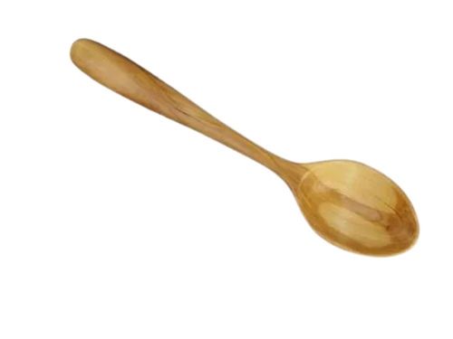 Brown 6.5 Inches Polished Food Safe Light Weight Kitchen Wooden Spoon