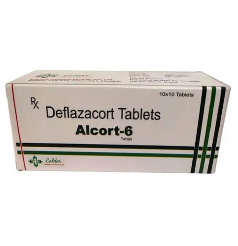 Alcort-6 Deflazacort 6 MG Tablets, 10x10 Pack