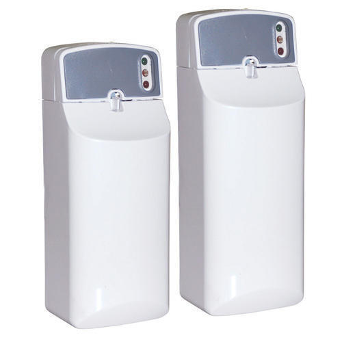 Automatic Air Freshener Dispenser - Plastic, White Color | Ideal for Homes, Offices, Hotels, Restrooms, Automatic Scent Release