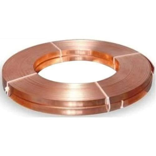 Golden C101 Grade Highly Tensile Polished Copper Earthing Strip For Commercial Use