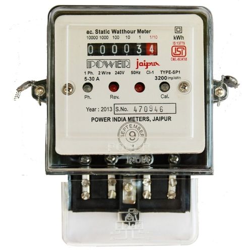 Digital Electric Single Phase Meter For Residential Purposes Accuracy: 0.1-2%  %