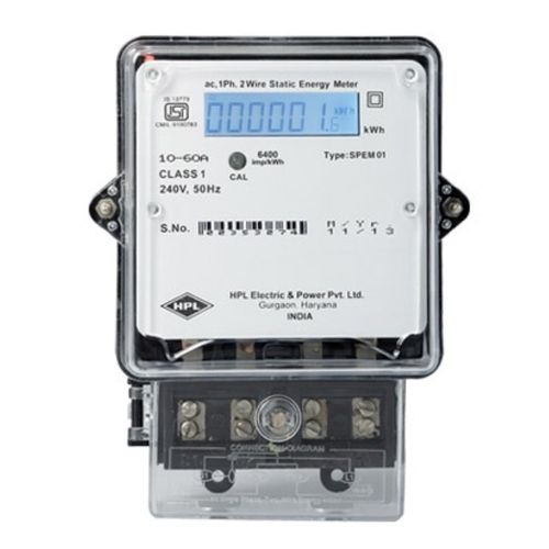 Rectangular Transparent Lid Electric Digital Display Meter For Electrical Use Accuracy: 0.1-2%  %