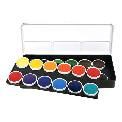 Watercolors Multicolor Watercolor Paint Set, Packaging Type: Plastic Box,  Packaging Size: 12 Pcs at best price in Varanasi