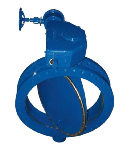 Blue 5 Inch Socket Joint Cast Iron Butterfly Valve For Industrial Uses