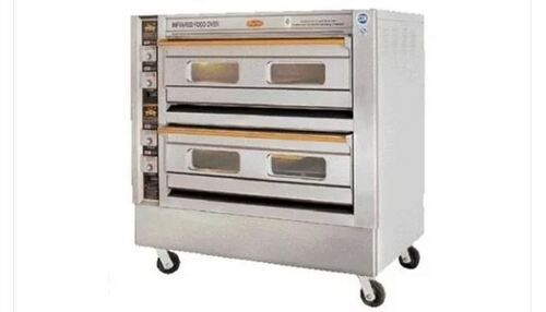 Electric Baking Oven 2 Deck 4 Tray With Size 1225x770x1240mm