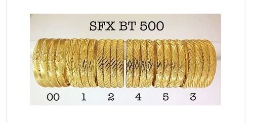 Golden Finish Fashion Bangles For All Occasion