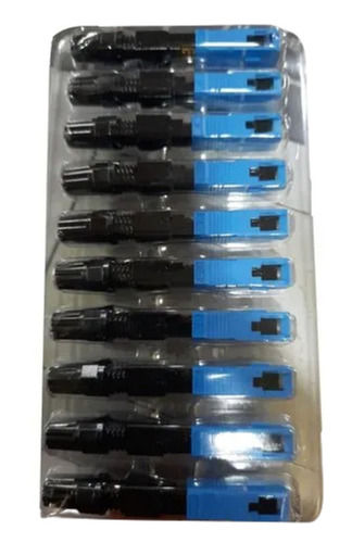 Heat Resistant Pvc Plastic Fiber Optic Connector For Telecom Industry  Dimension(L*W*H): 18X 18 X 10  Centimeter (Cm)