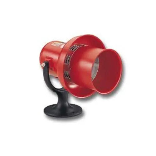 Round Loud Plastic And Steel Weather Resistant Siren Burglar Alarm System