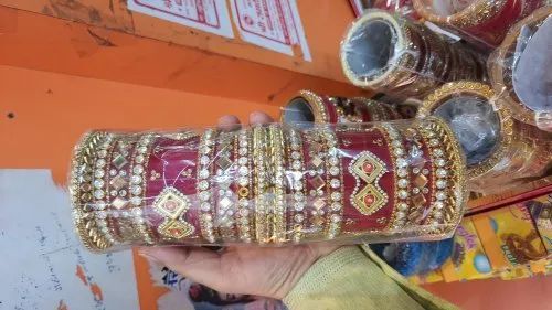 Wedding Wear Kundan Rajputi Moti Bridal Chura General Medicines