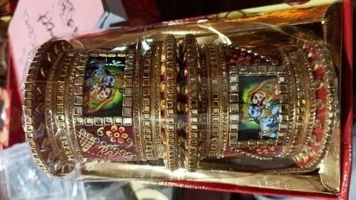 Wedding Wear Kundan Rajputi Moti Bridal Chura Set General Medicines