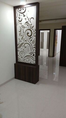 Brown Finish Stainless Steel Door Frame With Rectangular Shape