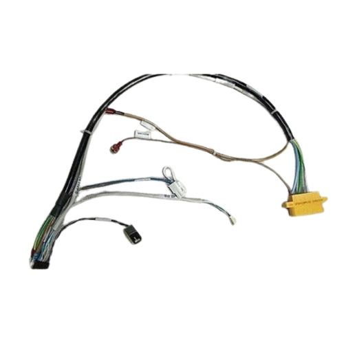 Black Male & Female Connectors 6-Pin Round Copper Engine Wiring Harness 