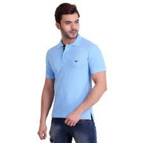 O Neck Lightweight Comfortable Mens Polo T Shirt