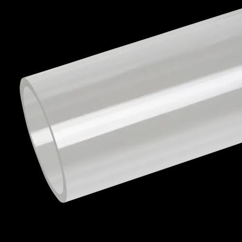 PP Round Tube - 2 Inch Diameter, 3 Meter Length for Chemical Use , Circular Hollow Section, White Color