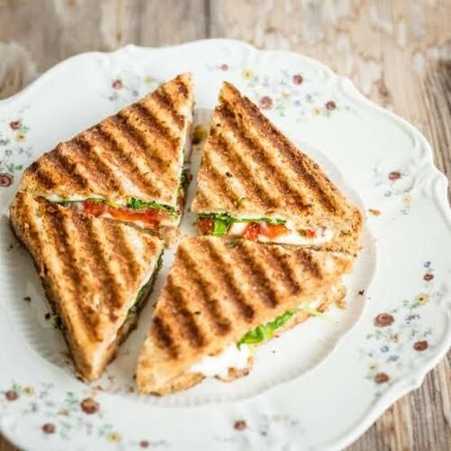 Spicy And Tasty Cheese Vegetable A Grade Sandwich Carbohydrate: 50 Grams (G)