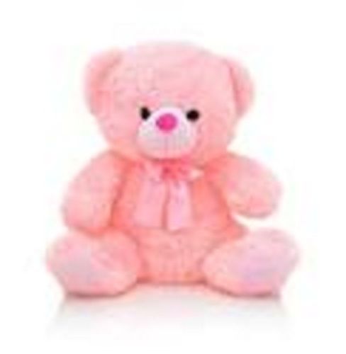 12 Inches Long Lightweight Plain Soft Polyester Pink Teddy Bears Toy 