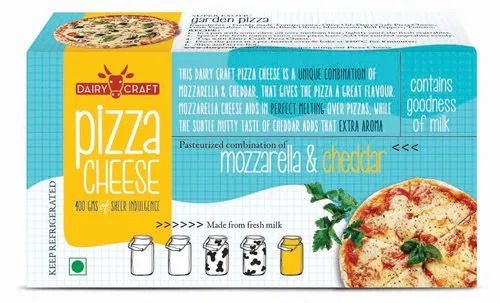 200 Grams Original Milk Raw Processed Pizza Cheese Block With 10% Fat Content Age Group: Children