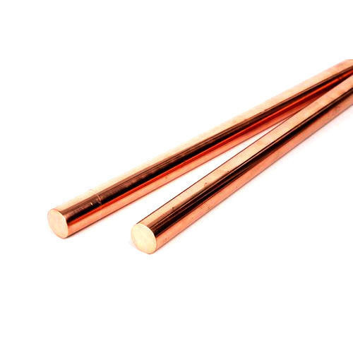 Golden 3 Meter Copper Rod For Industrial Use