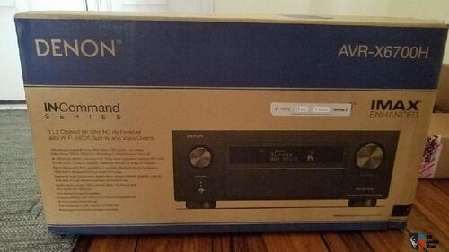 Denon AVR-X6700H 8K Ultra HD 11.2 Channel (140Watt X 11) AV Receiver 2020 Model - 3D Audio & Video with IMAX Enhanced, Built for Gaming, Music Streami