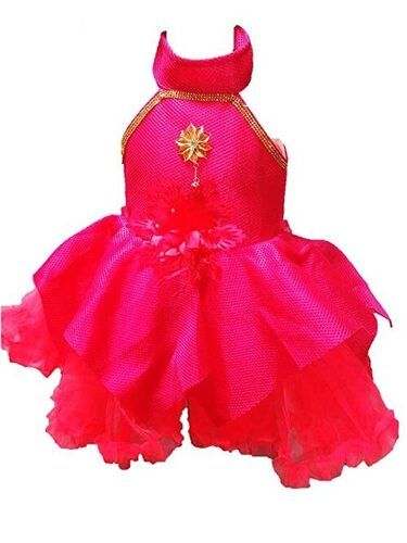 Fancy Design Sleeveless Pink Color Baby Girls Cotton Frock