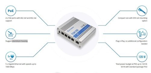 Industrial Ethernet Switch For Uninterrupted Connectivity With SFP