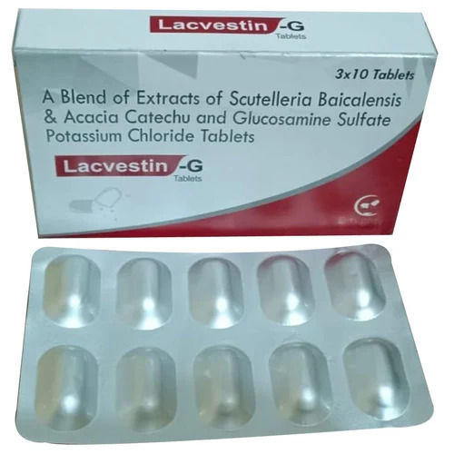 Lacvestin-G Scutellaria Baicalensis Acacia Catechu Glucosamine Sulfate Potassium Chloride Tablet