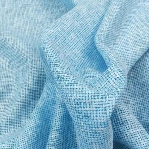 Casual Plain Washable 100% Pure Cotton Shirting Fabric For All Season