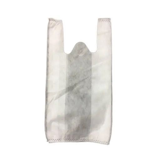Plastic Non Woven White Shopping Bag