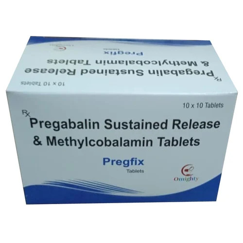 Pregfix Pregabalin सस्टेनेबल रिलीज़ और मिथाइलकोबालामिन टैबलेट