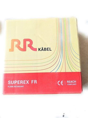  RR Kabel PVC इंसुलेटेड 1 mm सिंगल कोर फ्लेक्सिबल कॉपर वायर और केबल्स 