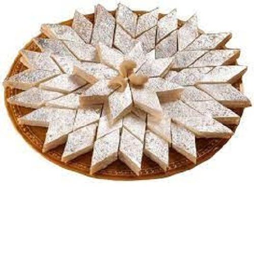 Sweet And Delicious Healthy Silver Coated Pure Fresh Traditional Kaju Katli Burfi