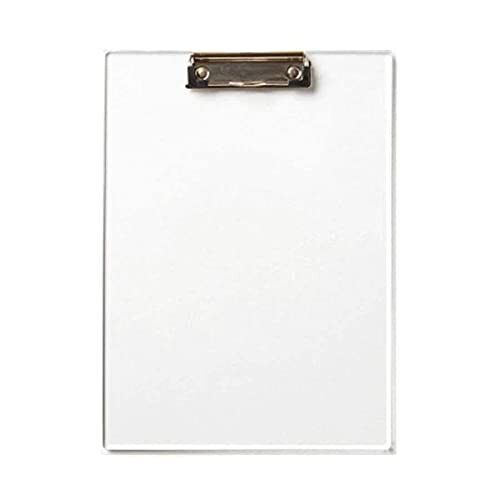 Acrylic Transparent Exam Pad With Steel Clip