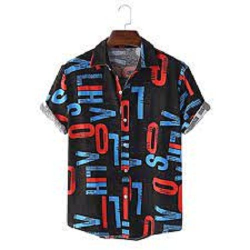 Casual Wear Regular Fit Half Sleeve Printed Breathable Cotton Mens Shirt Age Group: 19-25