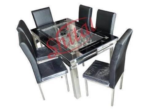 Modern Design Dining Set For Dinning Room With 6 Chair & 1 Table