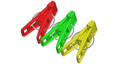 Plastic Multi Color Cloth Clips For Cloth Hanging