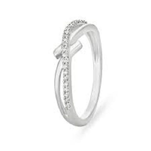 Party Wear Lightweight Skin Friendly Diamond Finger Rings Diamond Carat Weight: 1 Carat