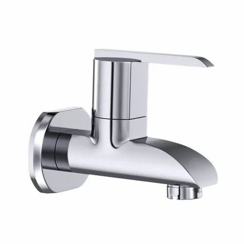 Glossy Rust Resistant Silver Finish Brass Faucet For Bathroom Fitting