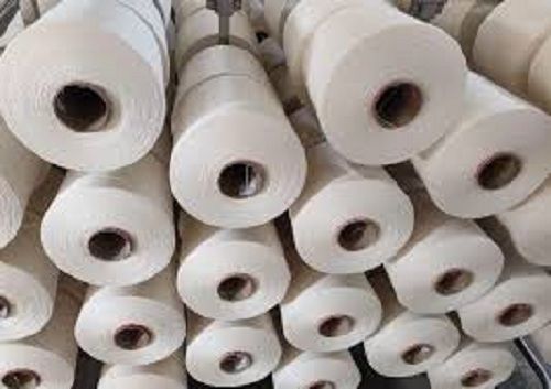 Strong And Long- Lasting White Cotton Yarn