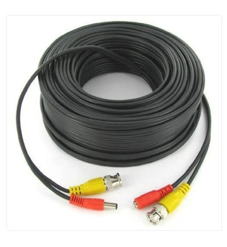 Black 2.5 Inch Copper And Rubber Wire For Cctv Camera Use