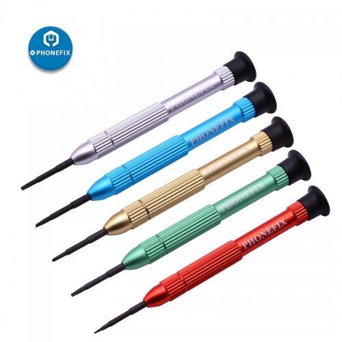 5 In 1 Precision Screwdriver Set For Mobile And Computer Repairing - 0.8mm T2, 2.5mm, 1.5mm Y, 0.6mm | Multi-Function Mobile Phone Repair Tools