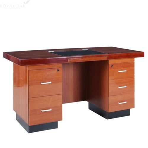 Handmade Design Modern Pvc And Wood Polished Finish Modular Office Table No Assembly Required