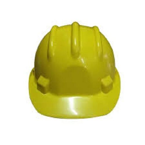 Yellow Long Lasting Durable And Comfortable Half Face Hdpe Safety Helmet