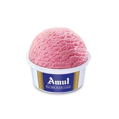 Strawberry Amul Ice Cream Cup
