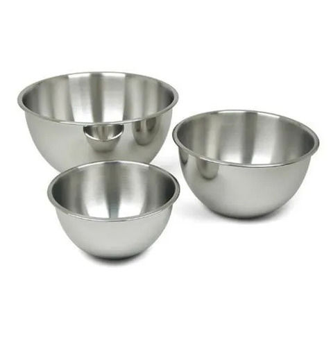 5 To 7 Inch Mirror Polished Stainless Steel Serving Bowls For Home, Hotel