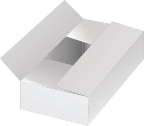 White Corrugated Shoe Box