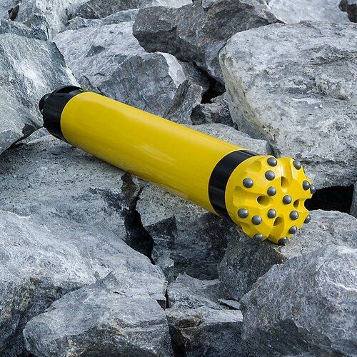 DTH Hammer - MD100, Yellow | Optimal for Hard Rock Breakage at 10-24 Bars Pressure